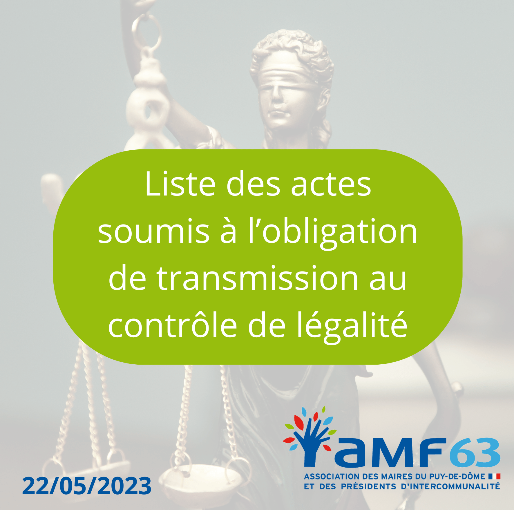 Liste des actes soumis à l’obligation de transmission au contrôle de légalité