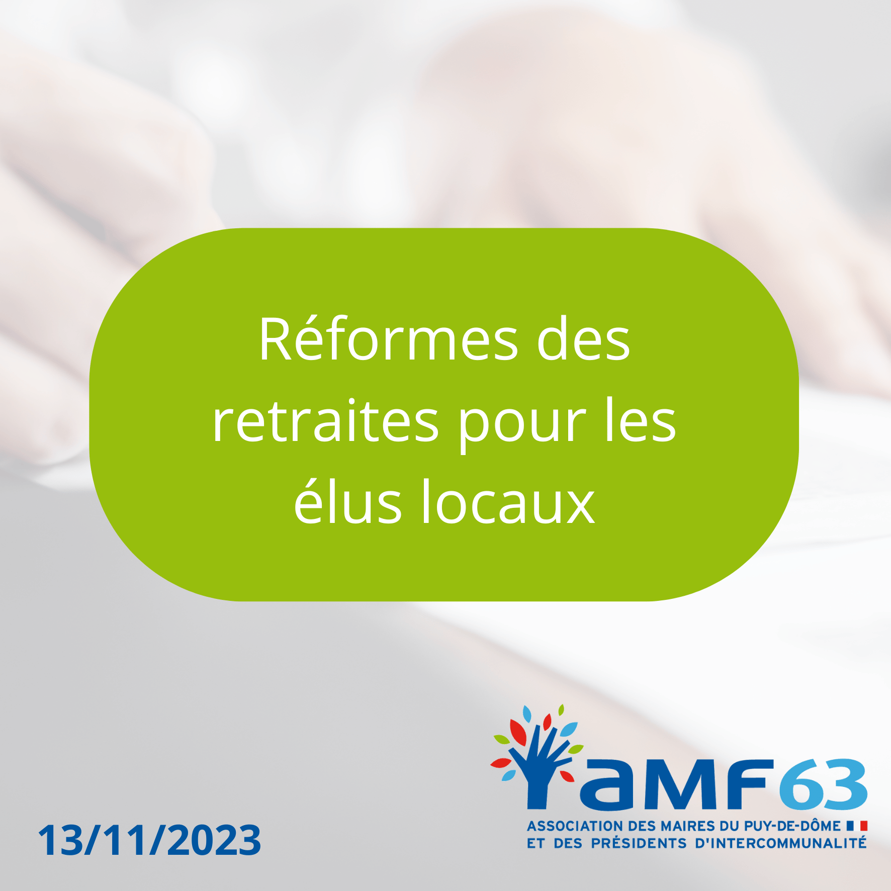 Réformes des retraites pour les élus locaux