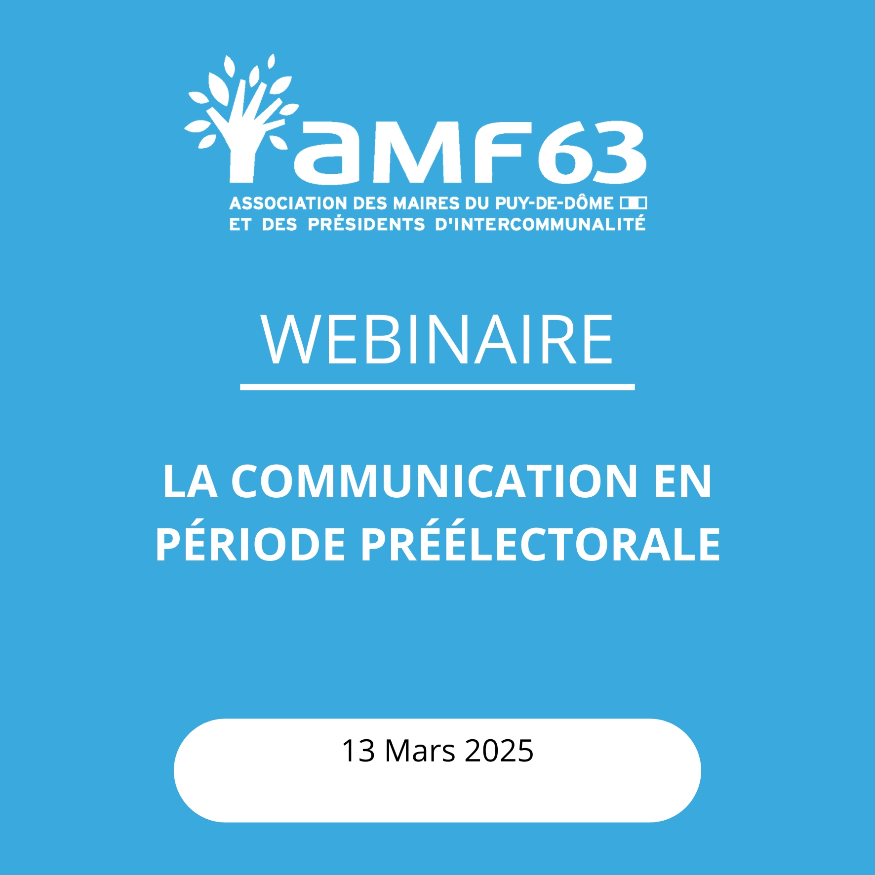 AMF63 – Webinaire – La communication en période préélectorale