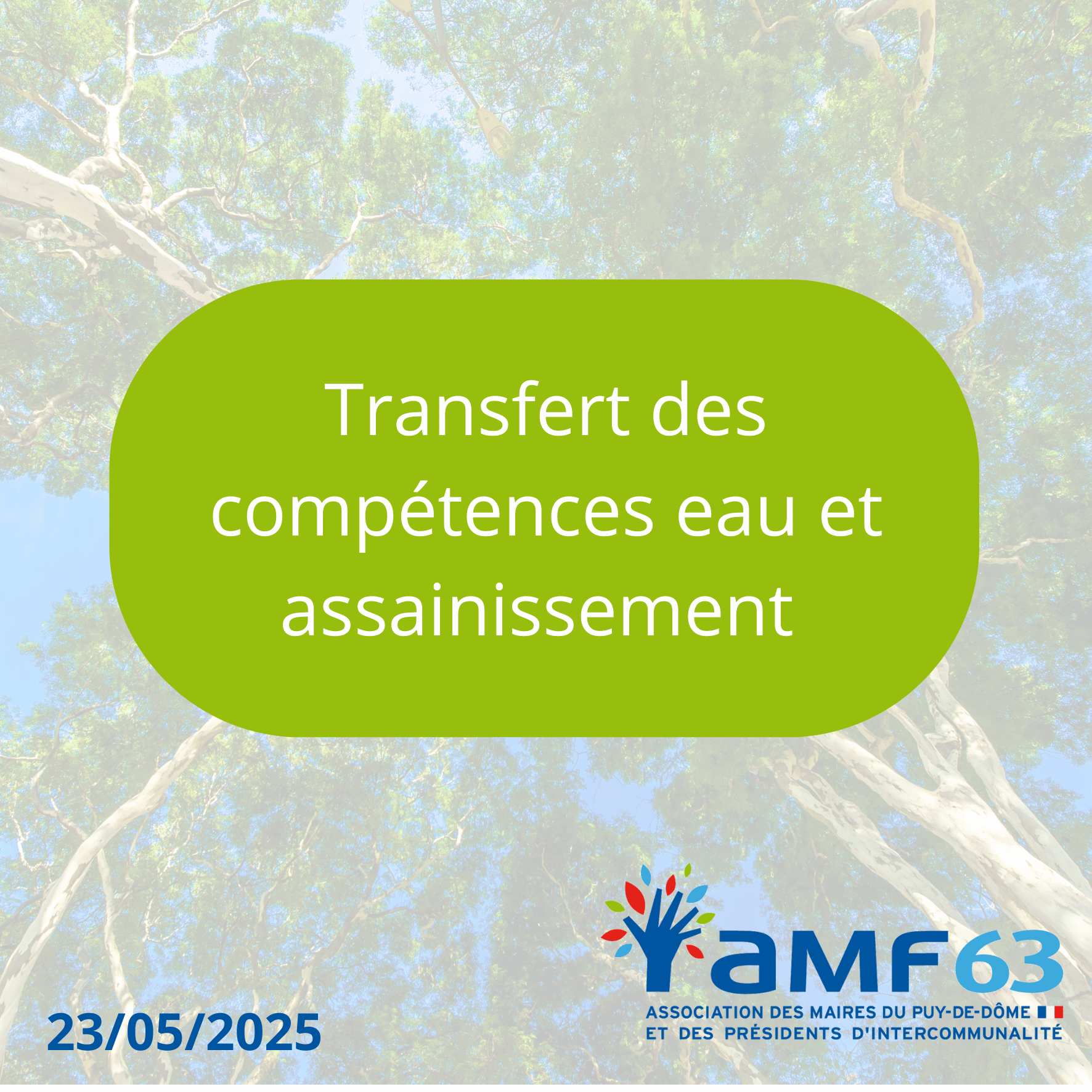 AMF – Quelle règle de transfert des compétences « eau » et « assainissement » aux communautés de communes après la loi du 11 avril 2025 ?