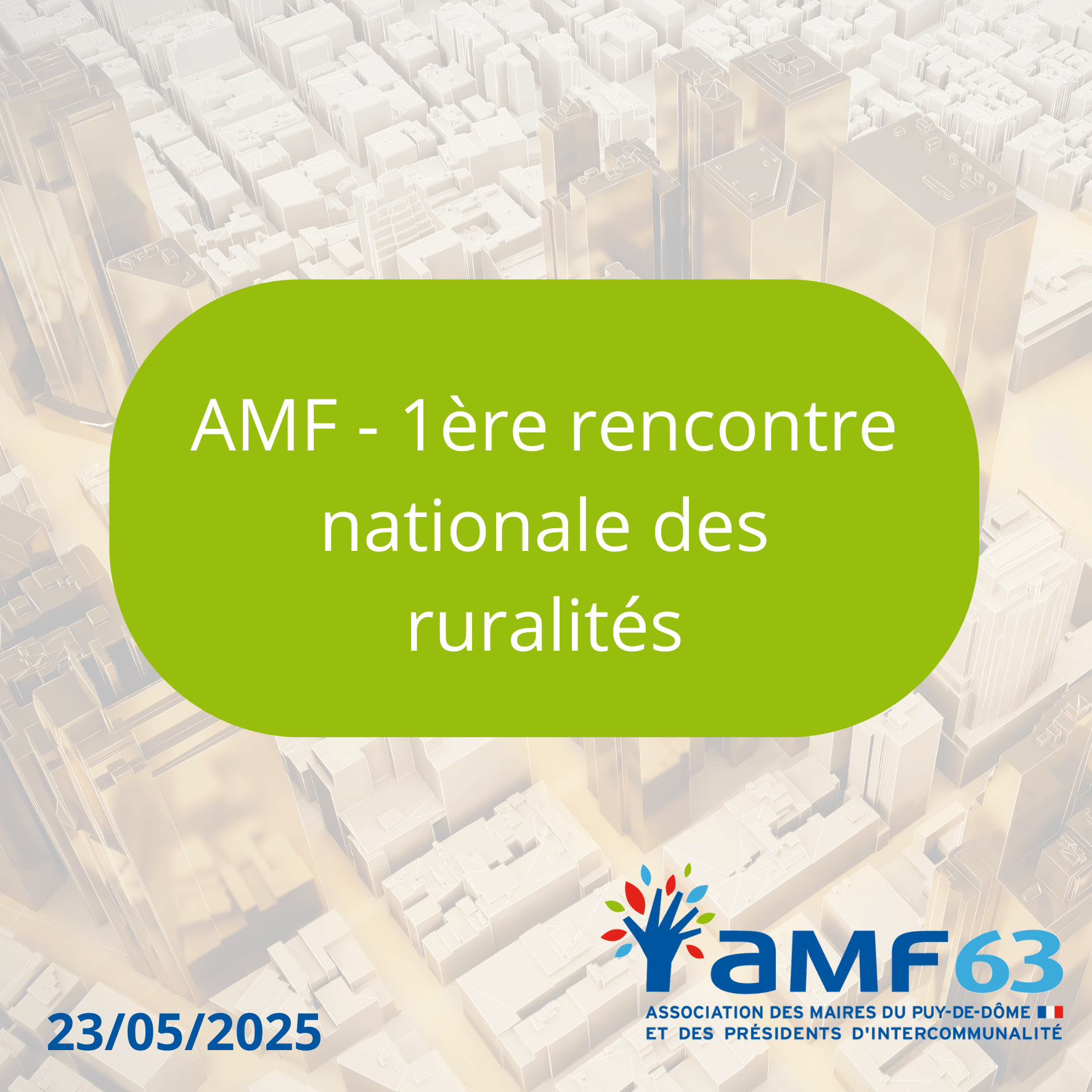 AMF – 1ère rencontre nationale des ruralités
