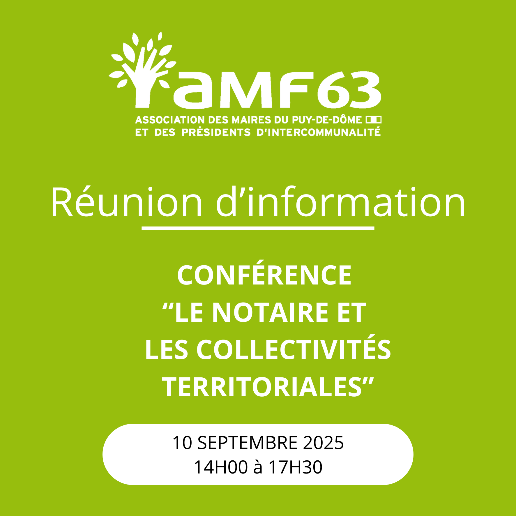 Conférence « Le Notaire et les Collectivités territoriales »
