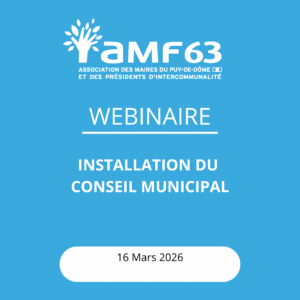 WEBINAIRE CONSEIL MUNICIPAL