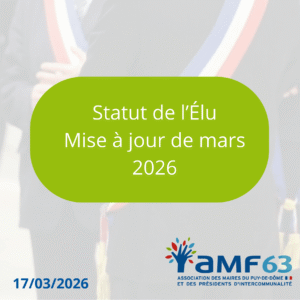 statut de l'élu mars