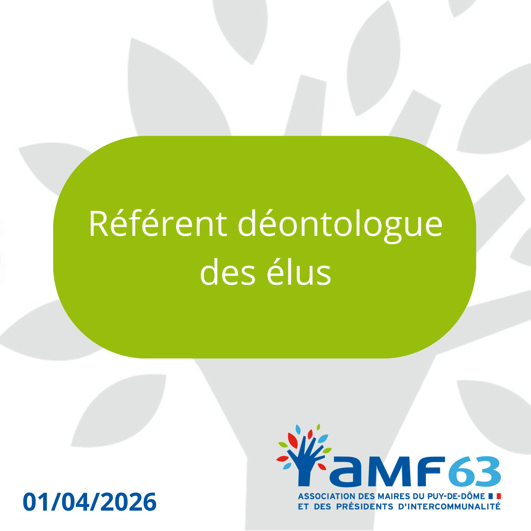 Désignation d&rsquo;un référent déontologue des élus