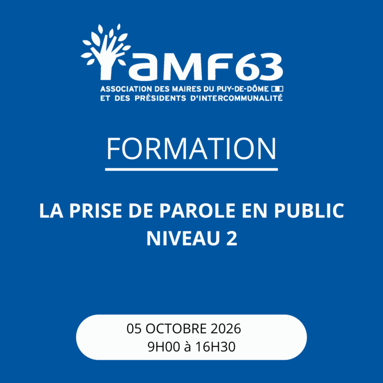 La prise de parole en public – Niveau 2 animée par Monsieur Olivier GIRARD