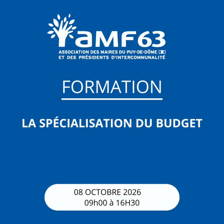 La spécialisation du budget animée par Monsieur Benoît ROGER